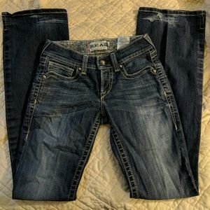 Ariat real denim mid/dark wash 25L